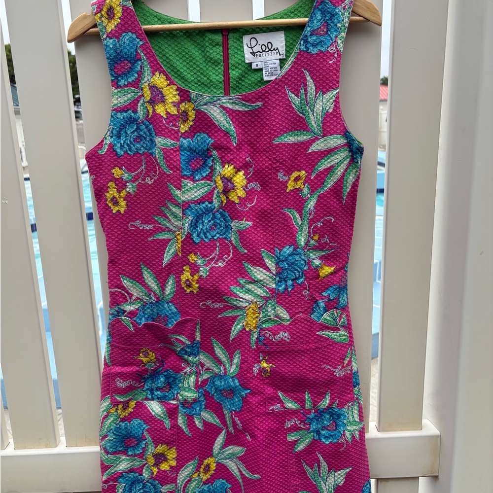 Lilly Pulitzer Pink Floral Mini Dress